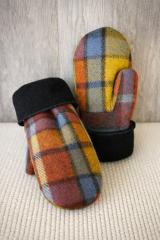 Edinburgh Tartan Woollen Mittens - Various Colours - Made in Canada