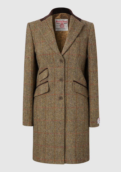 Harris Tweed Tori ¾ Coat