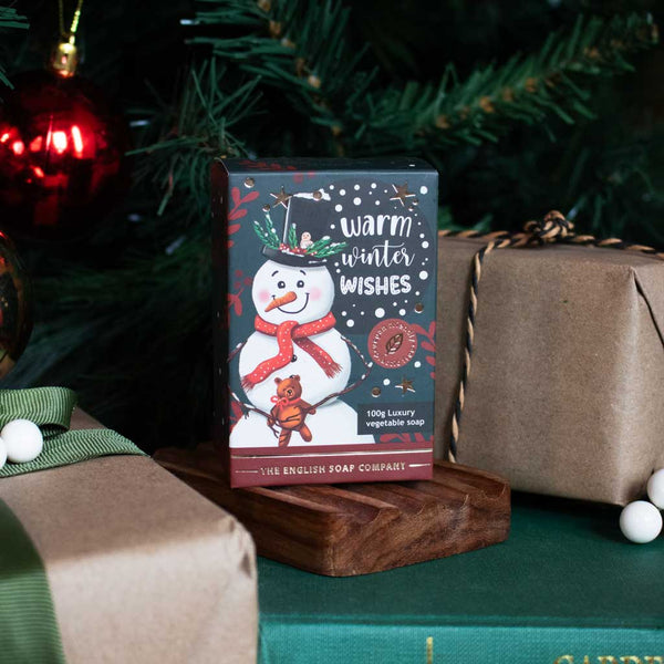 Christmas Snowman Mini Soap