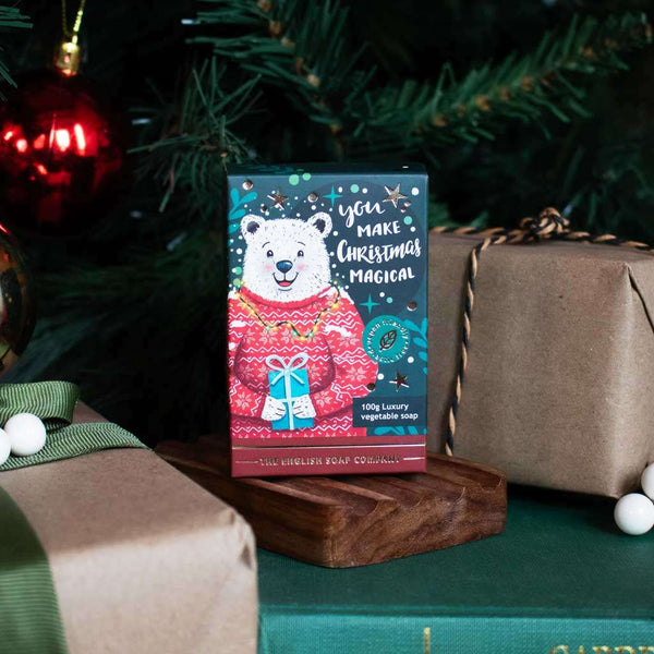 Christmas Polar Bear Mini Soap