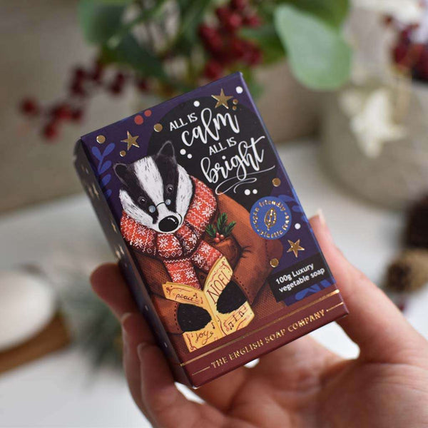 Christmas Badger Mini Soap
