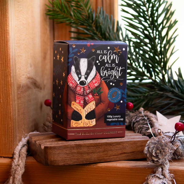 Christmas Badger Mini Soap