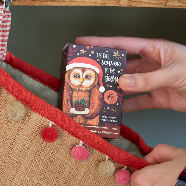 Christmas Owl Mini Soap