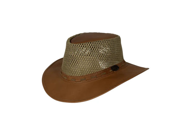 Rogue Breezy Hat R302T Tan colour - front and side view