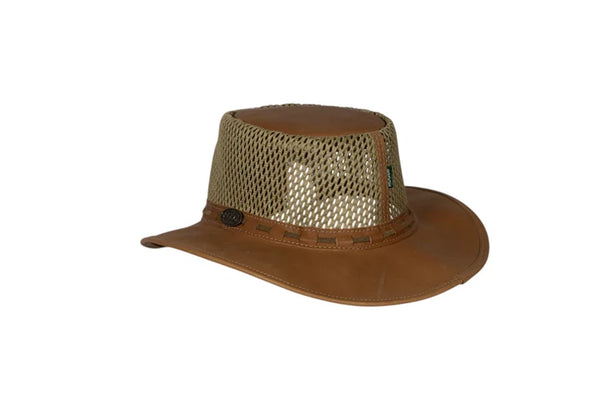Rogue Breezy Hat R302T Tan colour - rear and side view