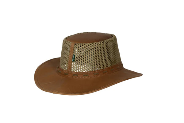 Rogue Breezy Hat R302T Tan colour - rear and side view