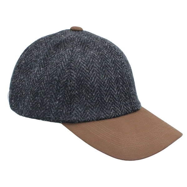 Glencairn Harris Tweed Baseball Cap