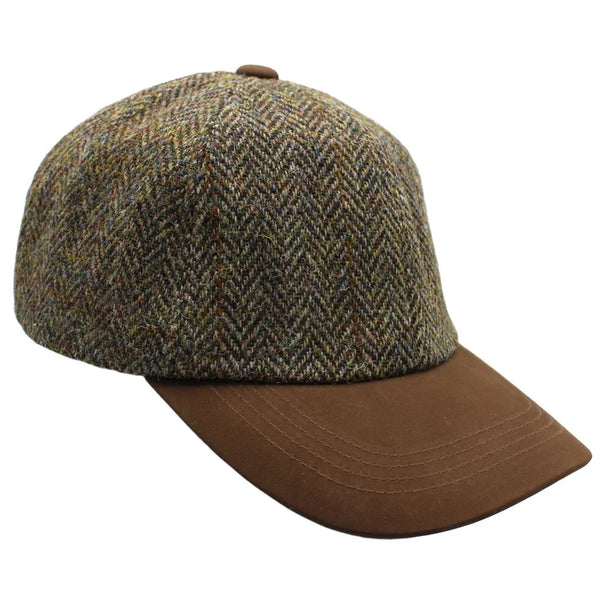 Glencairn Harris Tweed Baseball Cap