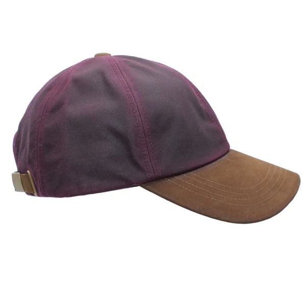 Hamilton Wax Leather Peak Baseball Cap
