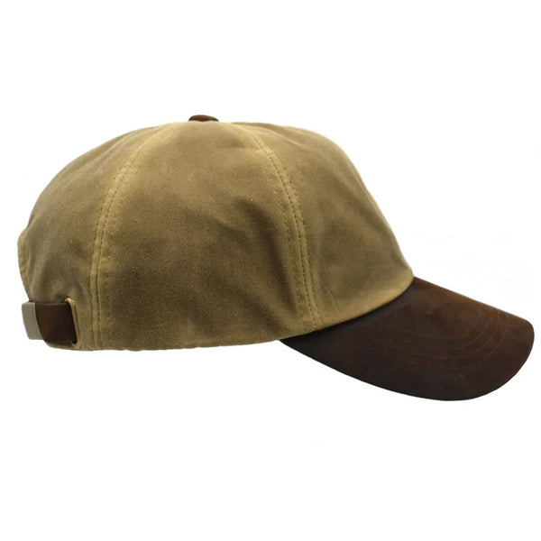Hamilton Wax Leather Peak Baseball Cap