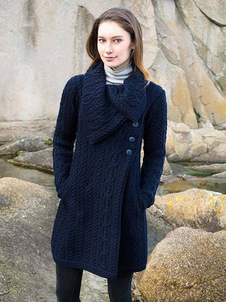 The Burren Chunky Collar Coat