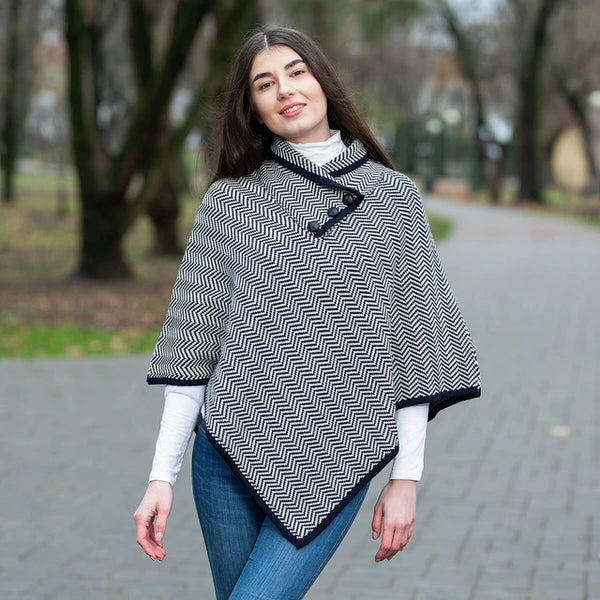 Ladies Herringbone Cape