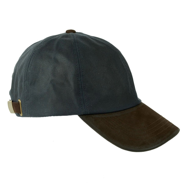 Ball Cap Wax with Leather Peak - Various Colours