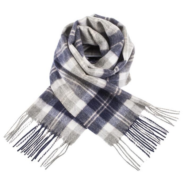 Bannockbane Silver Lambswool Scarf