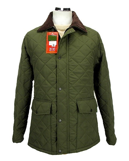 Unisex Quilted Barley Jacket Microfibre