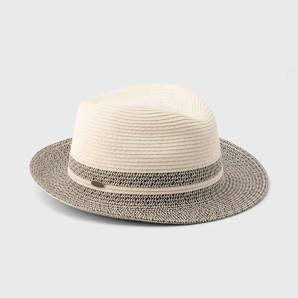 Fulvio Unisex Hat in Black White
