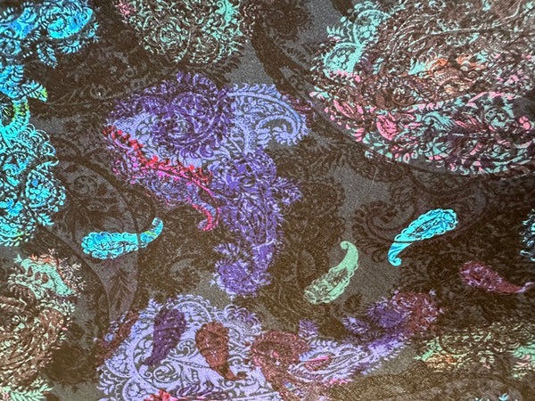 Inside fabric colour of the reversable Tigerlily black cap (CAP 2 - 240) by Watuko Headgear
