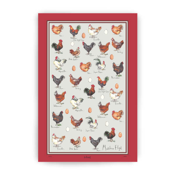 Chicken & Egg Tea Towel