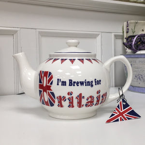 I’m Brewing for Britain Teapot