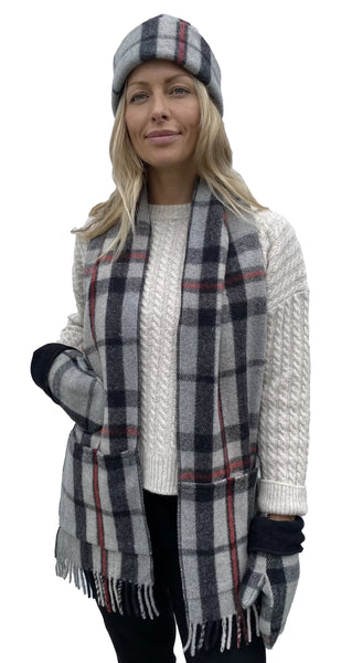 Thomson Grey Lambswool Scarf