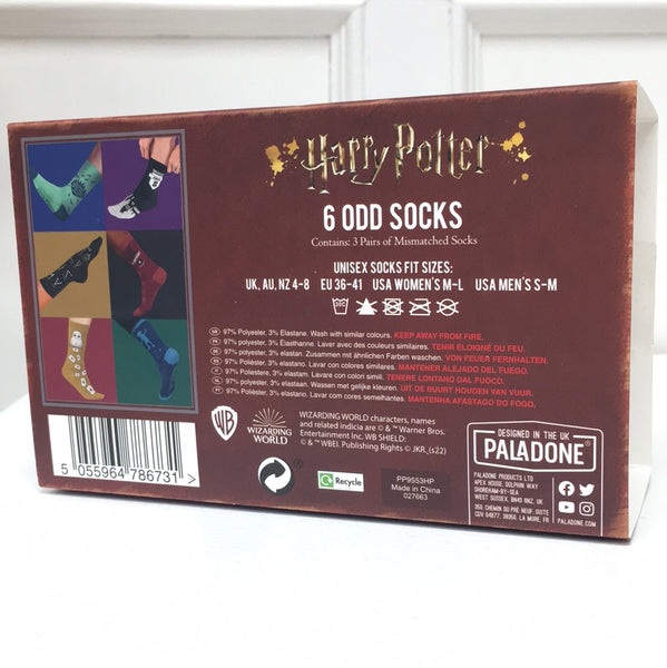 Harry Potter 6 Odd Socks