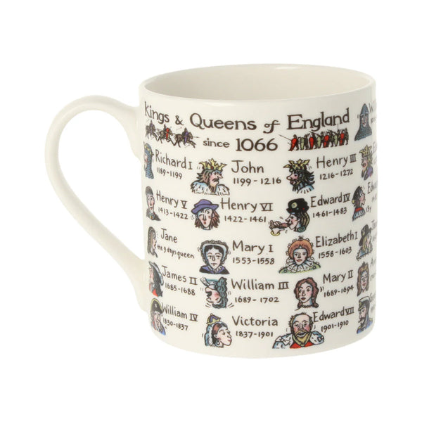 Kings and Queens Mug with Dates