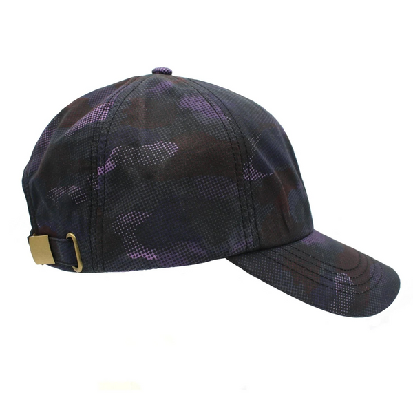 Graphic Camo Baseball Cap made with British Hybrid Aero Waxed Cotton