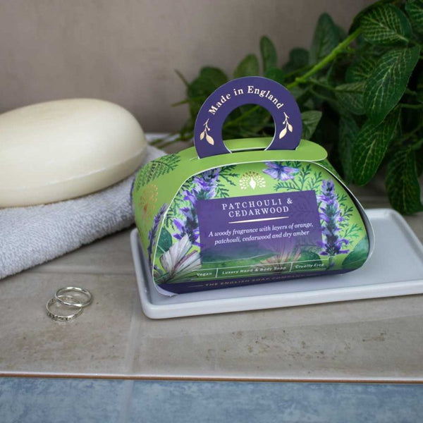 Patchouli and Cedarwood Signature Gift Soap