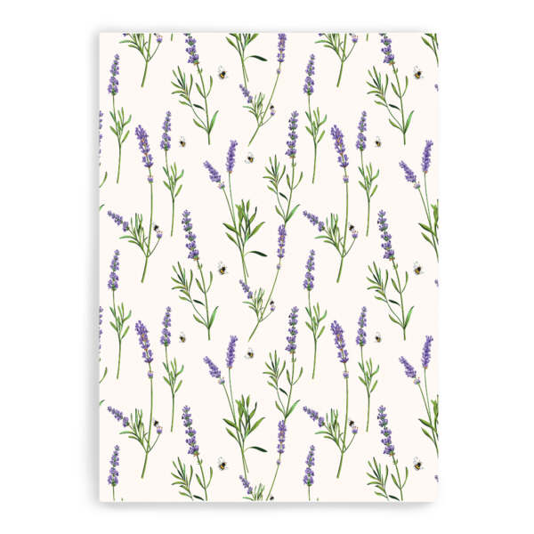 Lavender Cotton Tea Towel