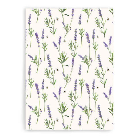 Lavender Cotton Tea Towel