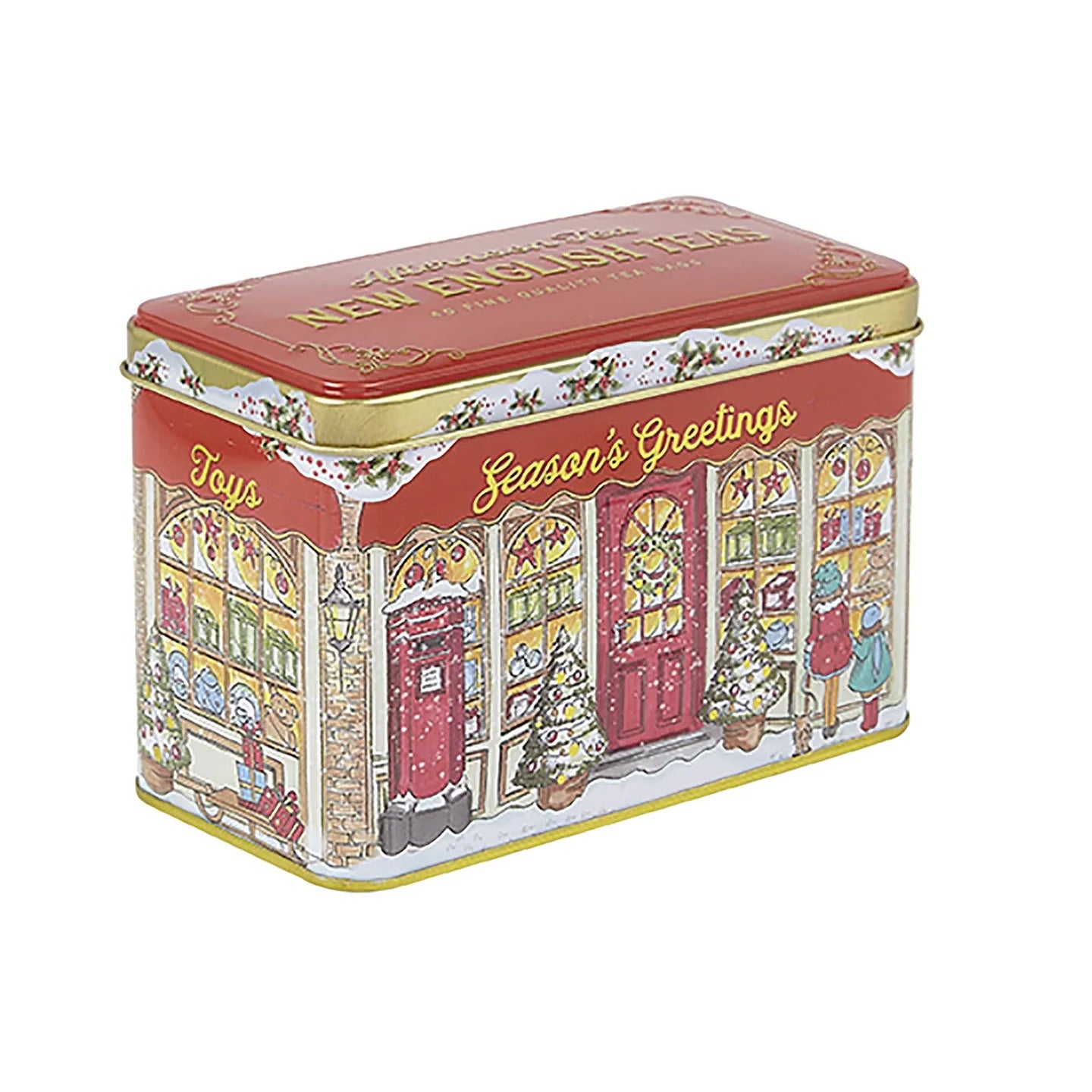 Seasons Greetings Christmas Tea Tin 40 Teabags