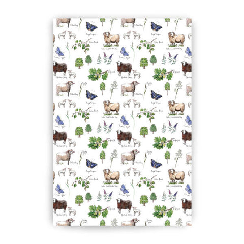 Out in the Fields Tea Towel