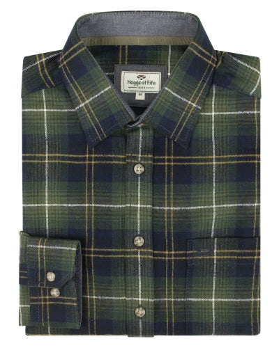 Pitmedden Long Sleeved Flannel Check Shirt