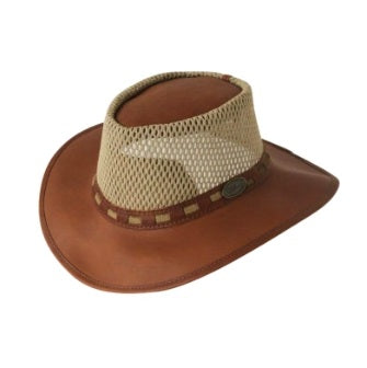 Rogue Breezy Hat R302T Tan colour - front and side view