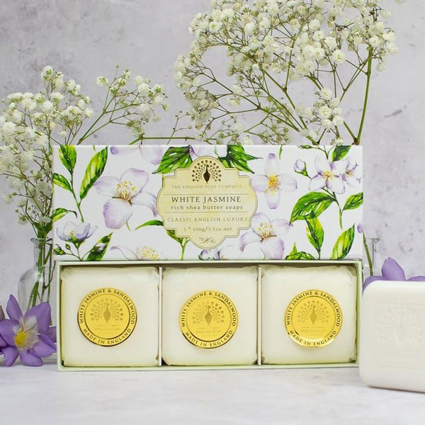 White Jasmine Gift Boxed Hand Soaps