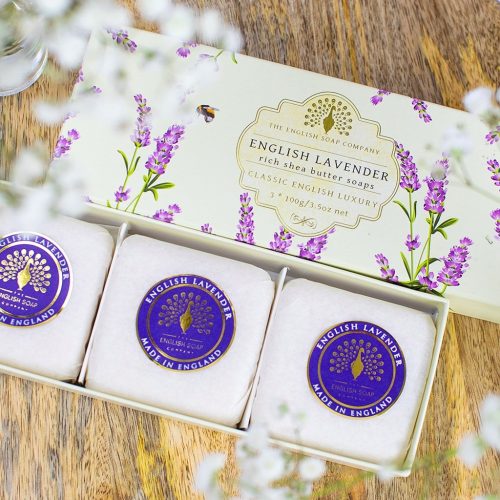 English Lavender Gift Boxed Triple Soaps