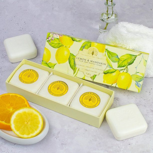 Lemon and Mandarin Gift Boxed Hand Soaps