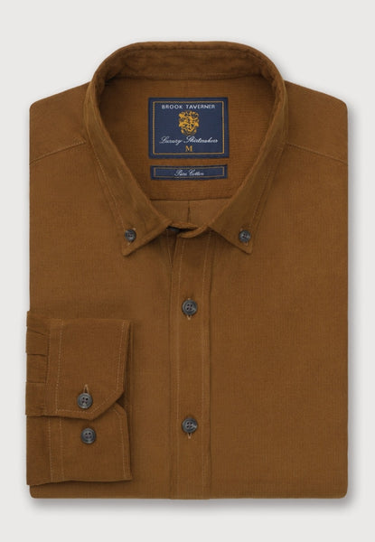 Regular Fit Cotton Needlecord Shirt