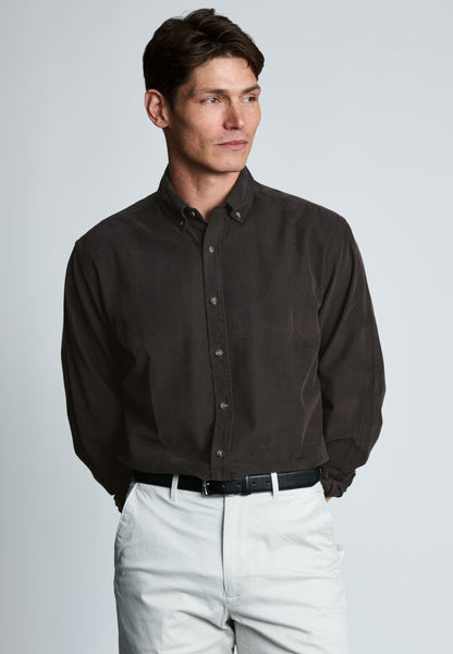 Regular Fit Cotton Needlecord Shirt