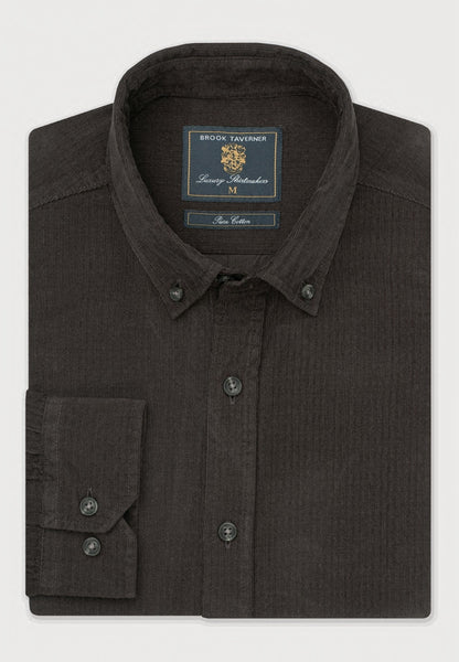Regular Fit Cotton Needlecord Shirt
