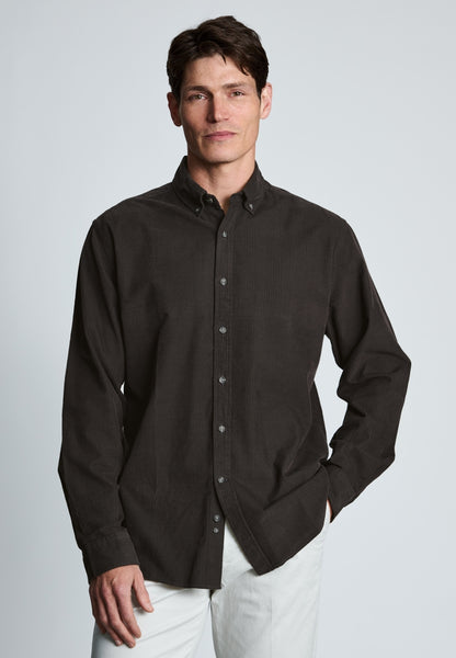 Regular Fit Cotton Needlecord Shirt