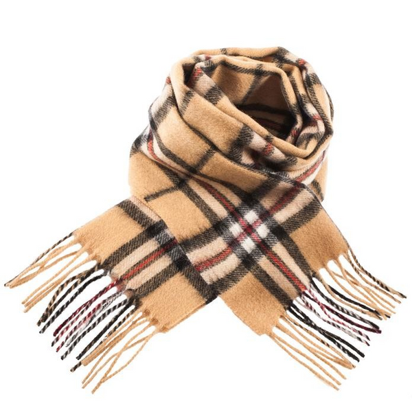 Thomson Camel Lambswool Scarf