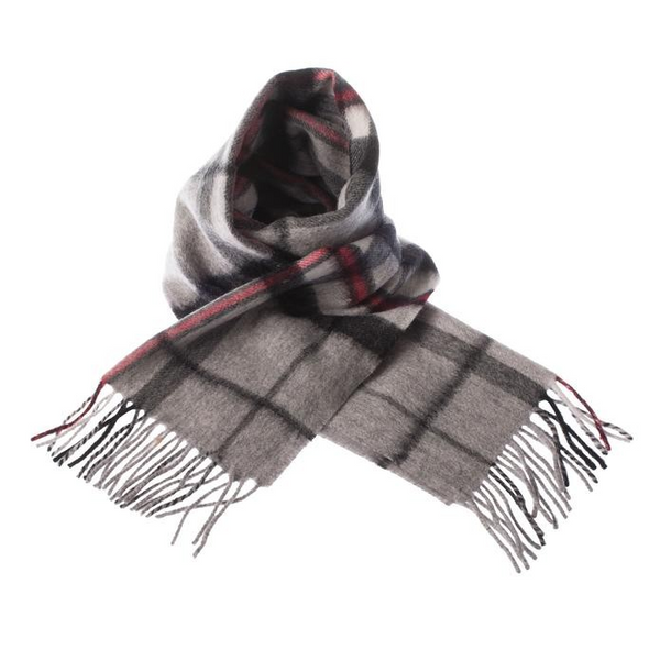 Lambswool Scarf in Thompson Grey