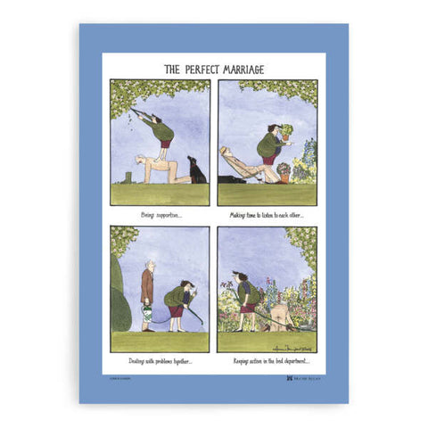 Tottering The Perfect Marriage Tea Towel