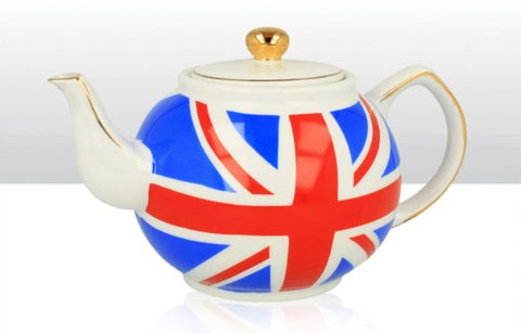 Union Jack Globe Teapot