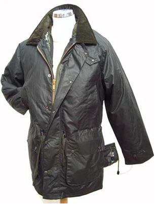 3 in 1 Waxed Jacket Olive Colour Front View 