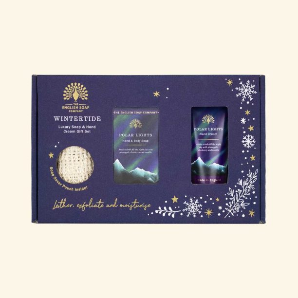Wintertide Polar Lights Luxury Soap and Hand Cream Gift Set