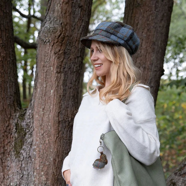 Ladies Rosalie Harris Tweed Baker Boy Cap