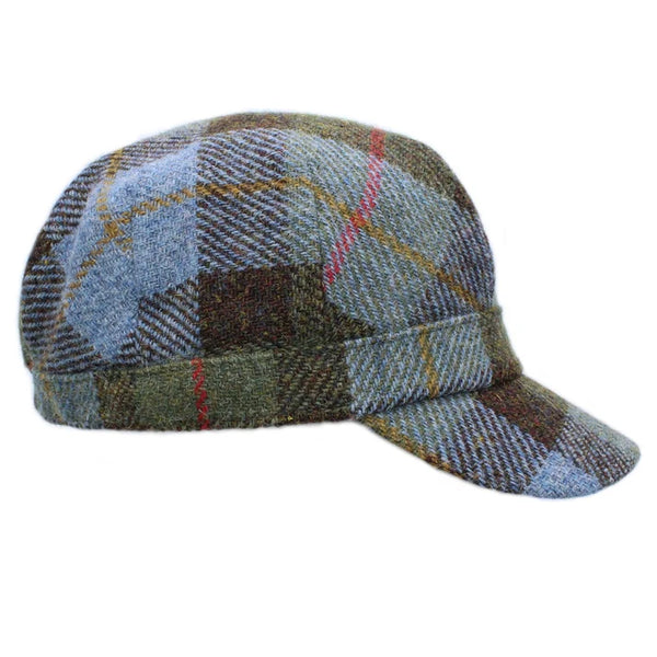 Ladies Rhona Harris Tweed Cadet Cap