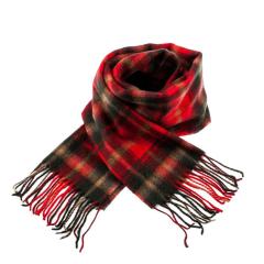 Canadian Dark Maple Lambswool Scarf